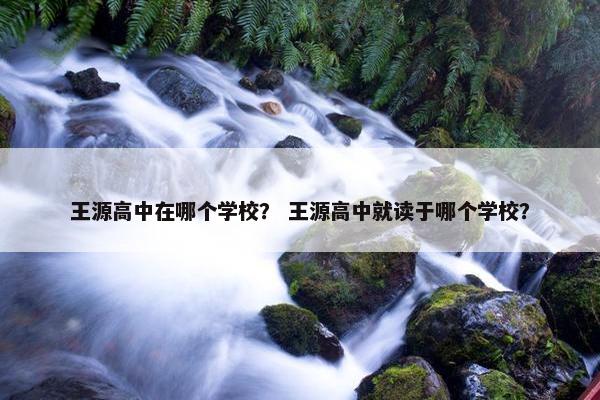 王源高中在哪个学校？ 王源高中就读于哪个学校？