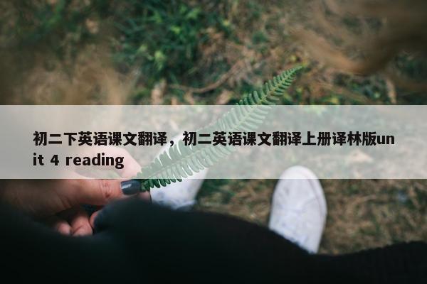 初二下英语课文翻译，初二英语课文翻译上册译林版unit 4 reading