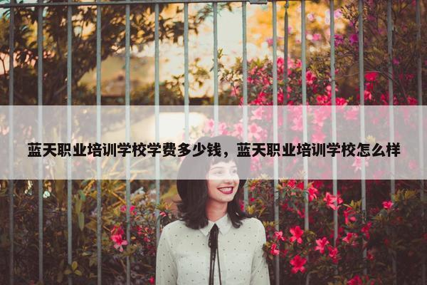 蓝天职业培训学校学费多少钱，蓝天职业培训学校怎么样