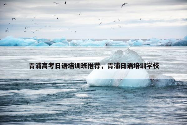 青浦高考日语培训班推荐，青浦日语培训学校
