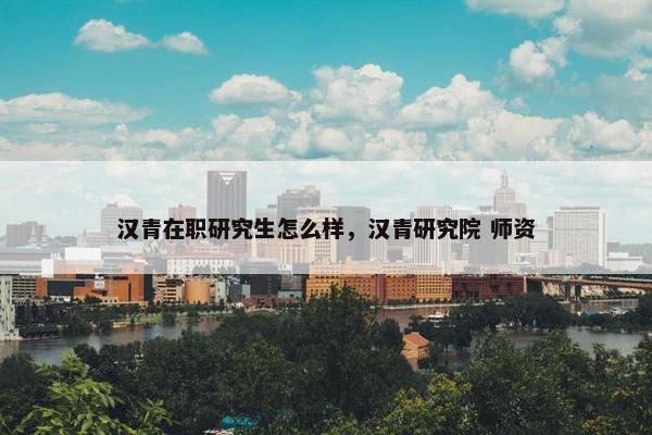 汉青在职研究生怎么样，汉青研究院 师资