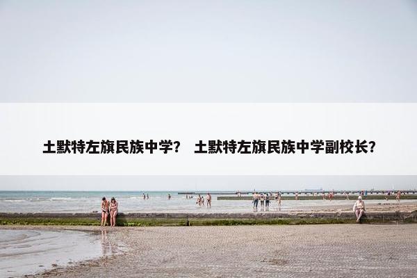 土默特左旗民族中学？ 土默特左旗民族中学副校长？