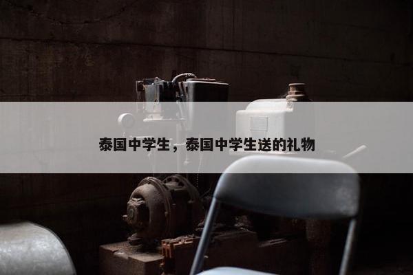 泰国中学生，泰国中学生送的礼物