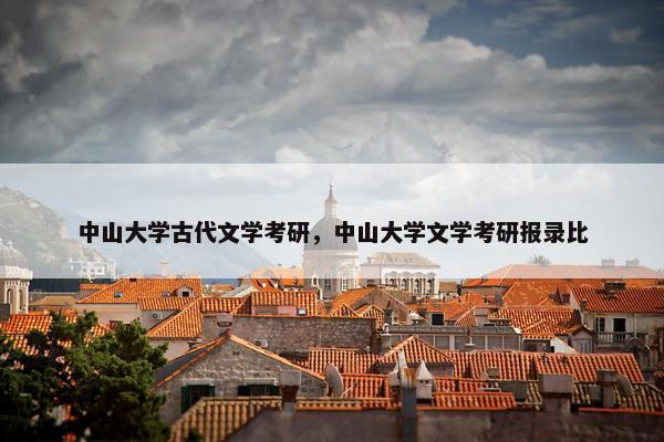 中山大学古代文学考研，中山大学文学考研报录比