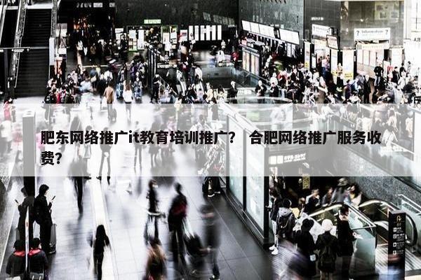 肥东网络推广it教育培训推广？ 合肥网络推广服务收费？