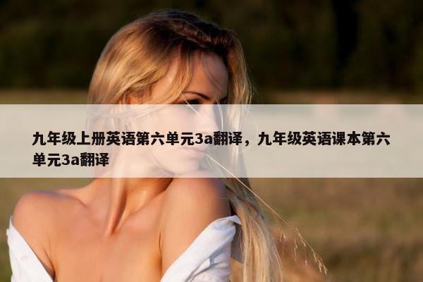 九年级上册英语第六单元3a翻译，九年级英语课本第六单元3a翻译