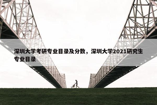 深圳大学考研专业目录及分数，深圳大学2021研究生专业目录