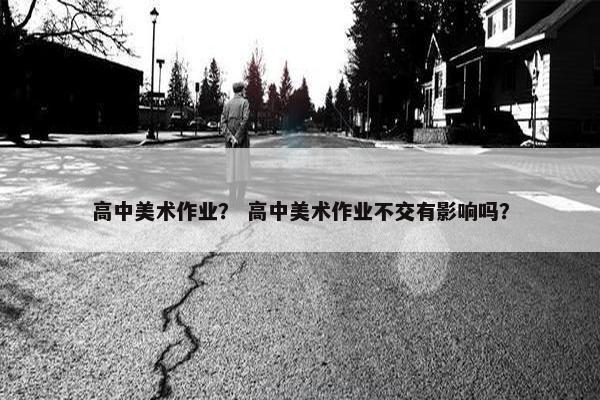 高中美术作业？ 高中美术作业不交有影响吗？